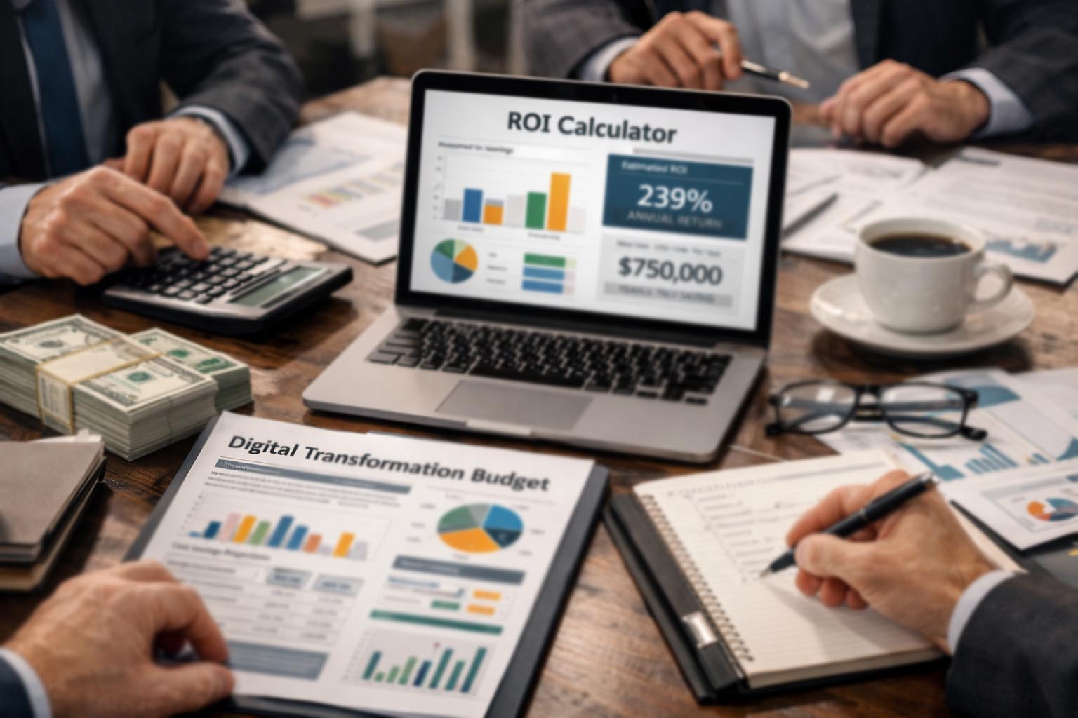 Digital Transformation Budgeting: Model Cost Savings With an ROI Calculator